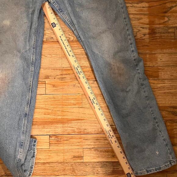Vintage Y2K Wrangler Light Wash Denim Cowboy Western Jeans - Picture 7 of 8